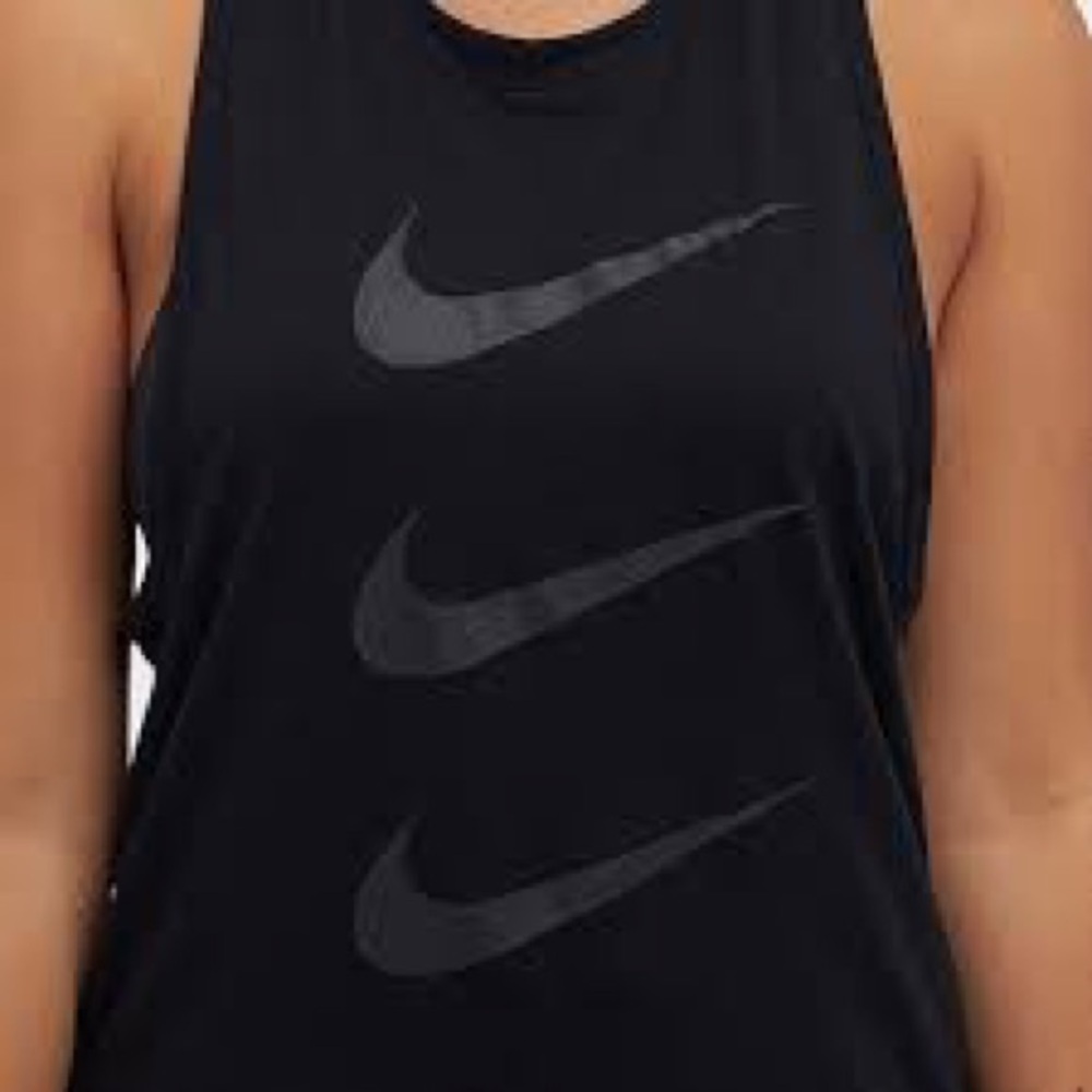 NWT Nike: Extra Small Black 3 Check Breathable Workout Tank - Picture 6 of 11